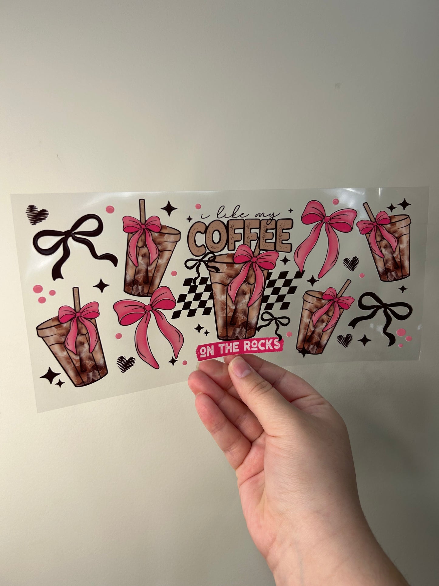 I Like My Coffee on the Rocks Cup Wrap