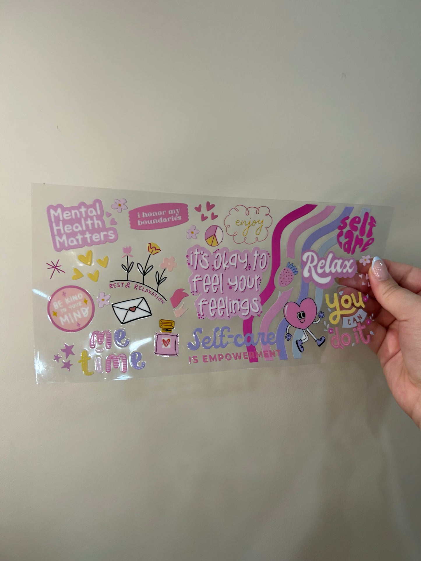 Its Okay to Feel Your Feelings Cup Wrap