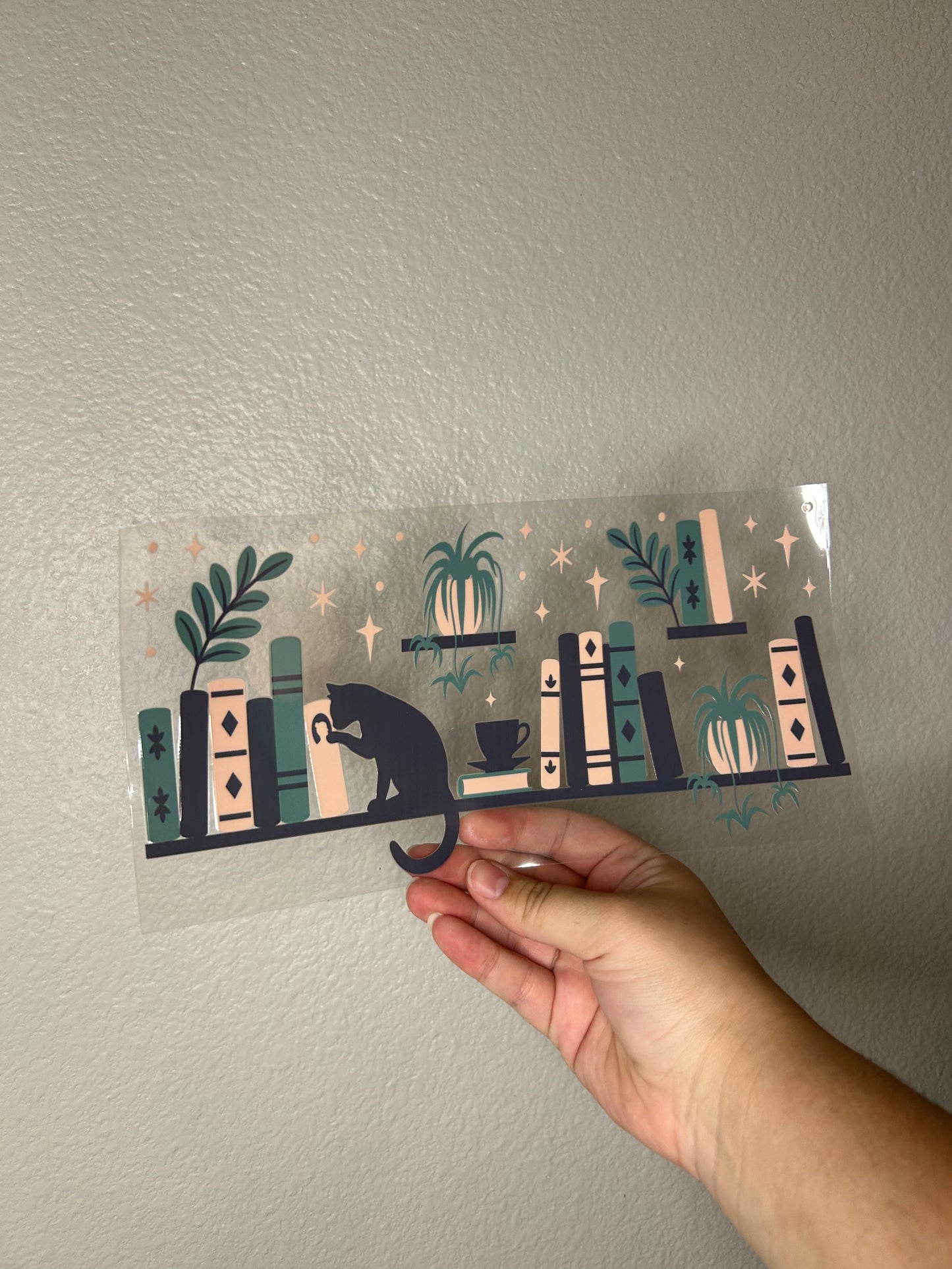 Cat and Books Wrap