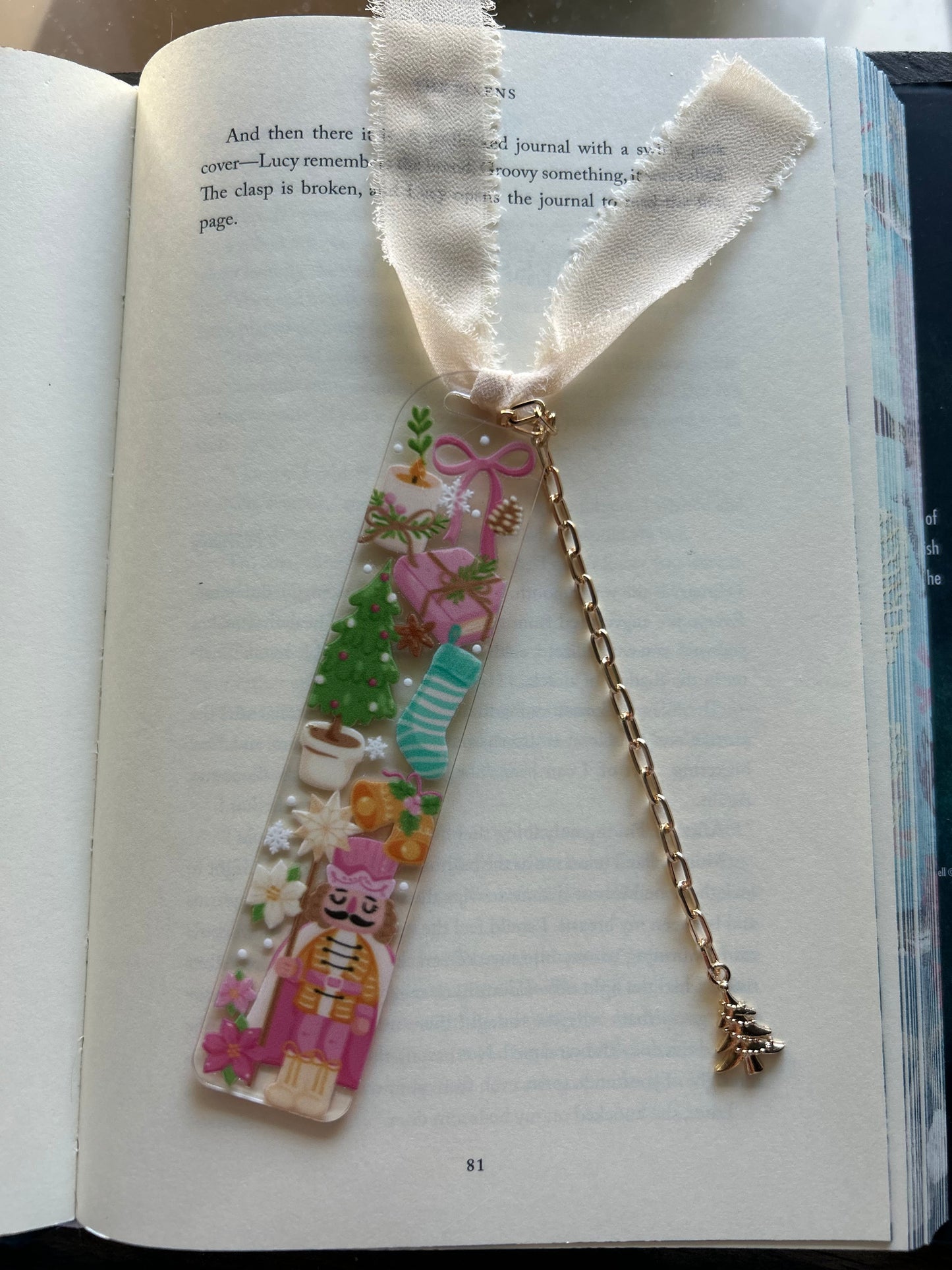 Pink Nutcracker Bookmark