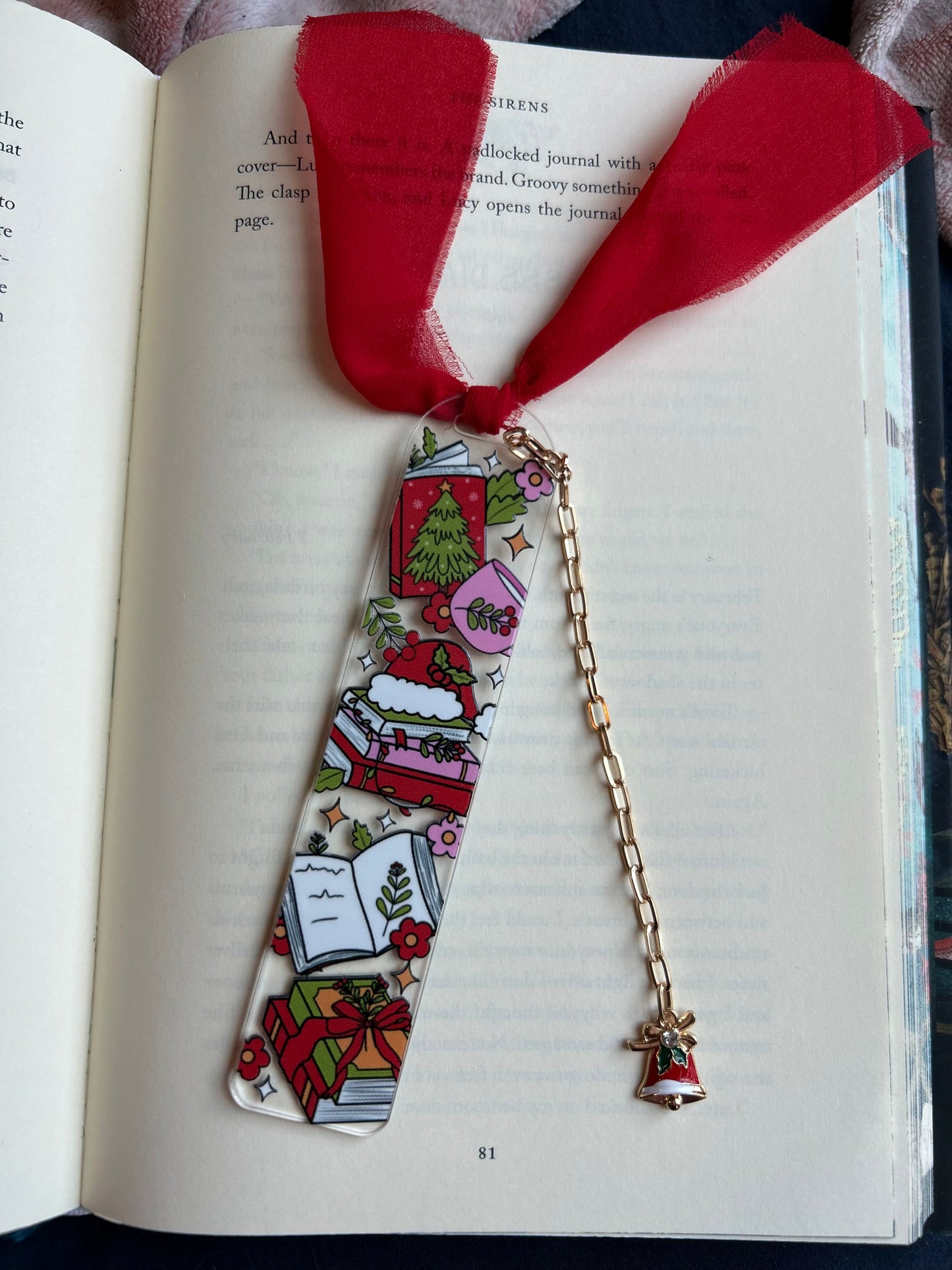 Christmas Books Bookmark