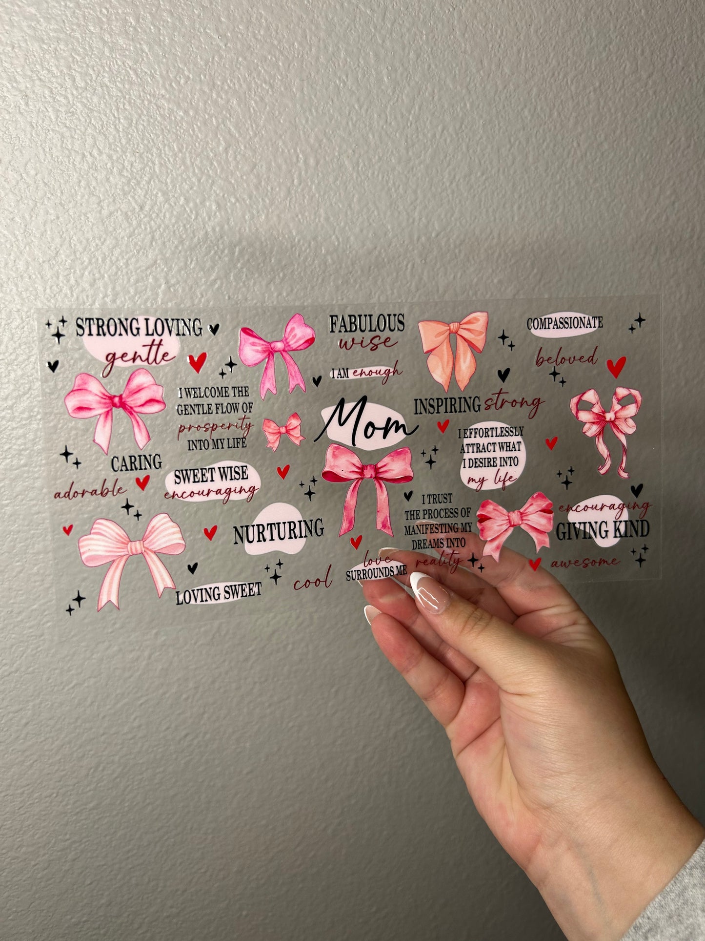 Coquette Mom Cup Wrap