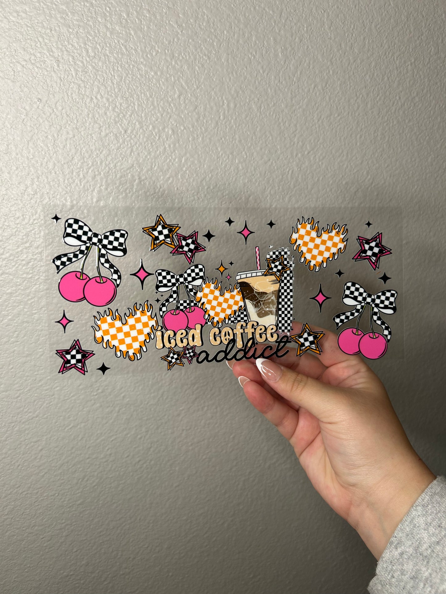 Iced Coffee Addict Cup Wrap