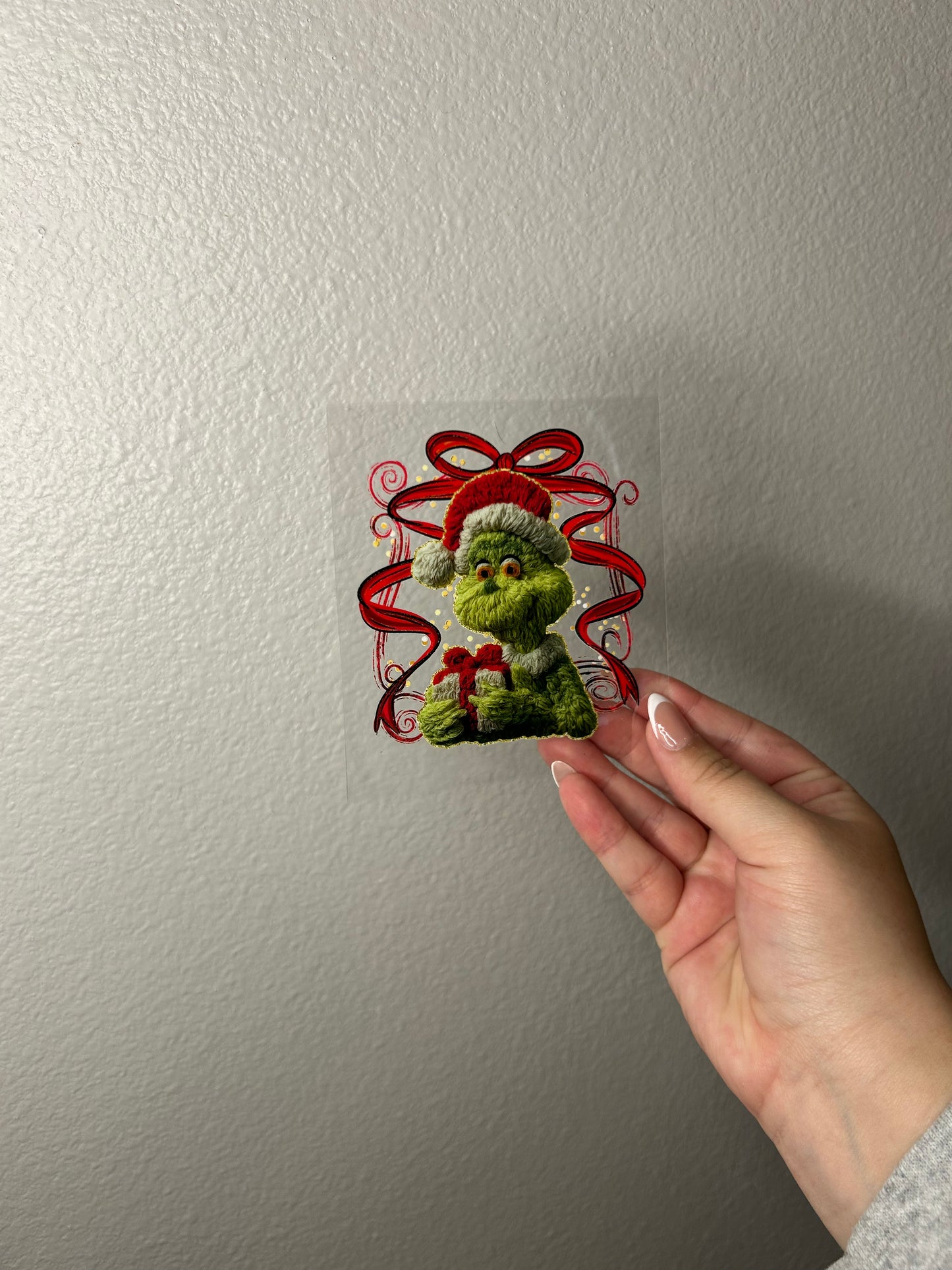 Cute Grinch Cup Decal