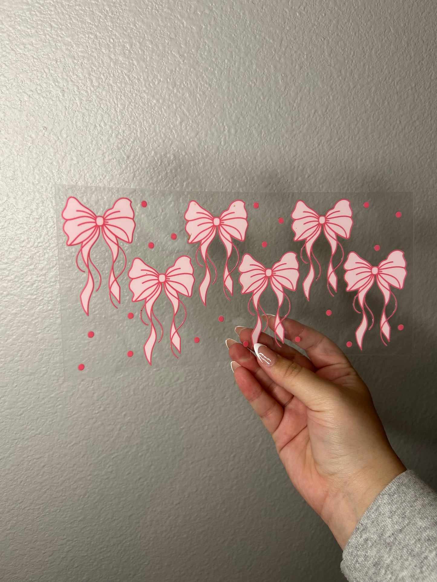 Pink Bows Cup Wrap