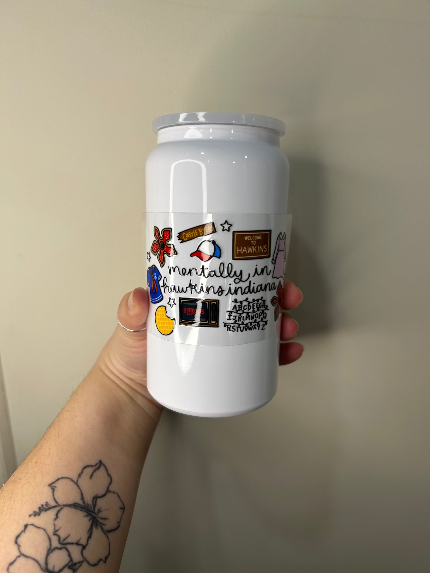 Mentally in Hawkins Indiana Decal