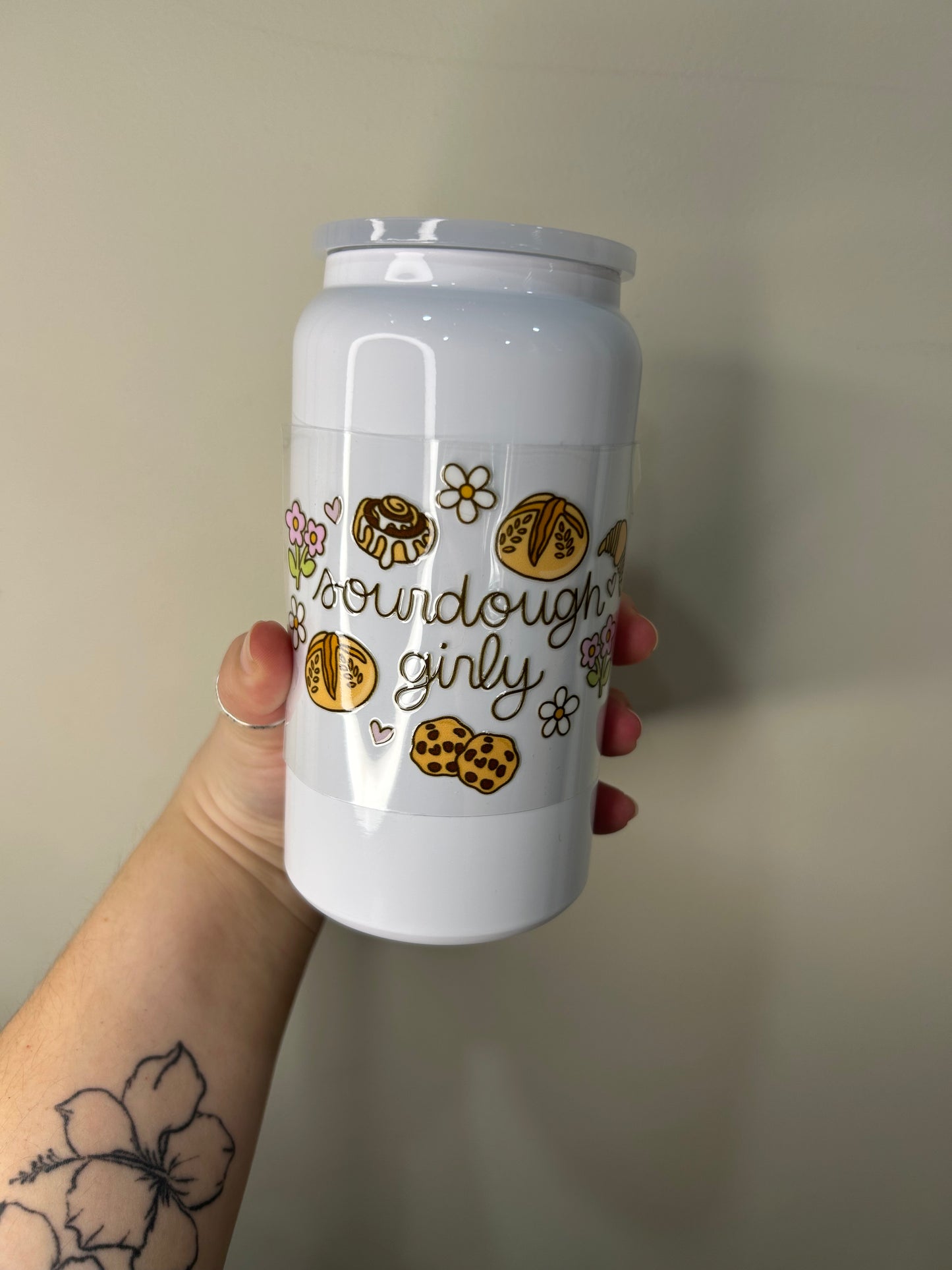 Sourdough Girly Cup Decal