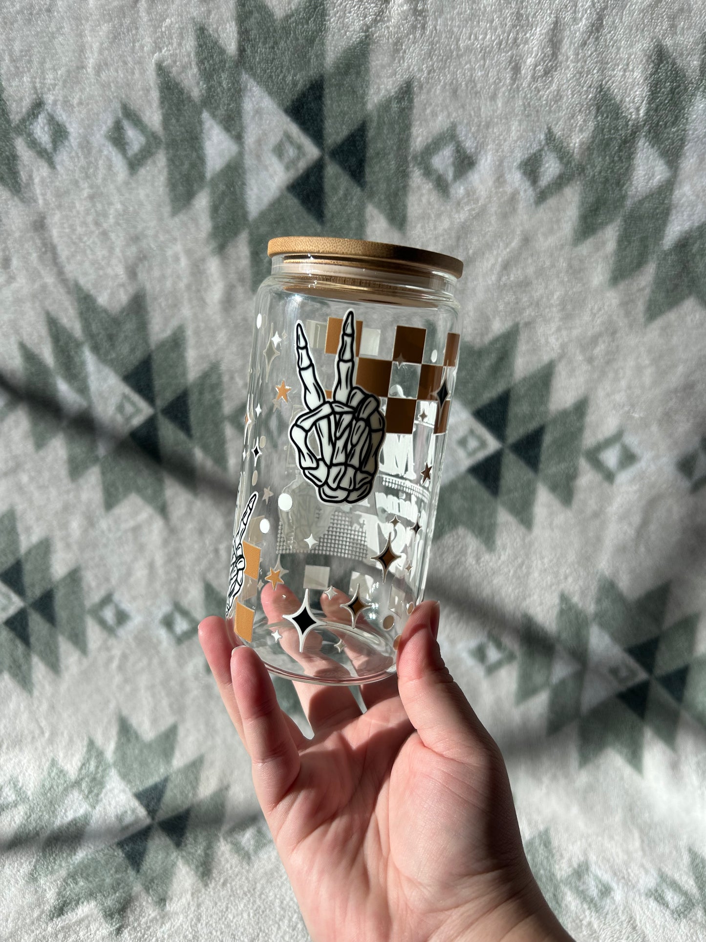 Kind of A Mess 16 OZ Glass Tumbler