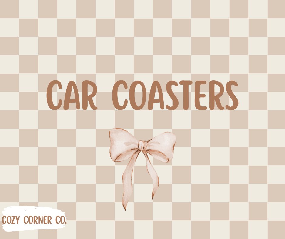 Sublimation Car Coasters! Set of 2
