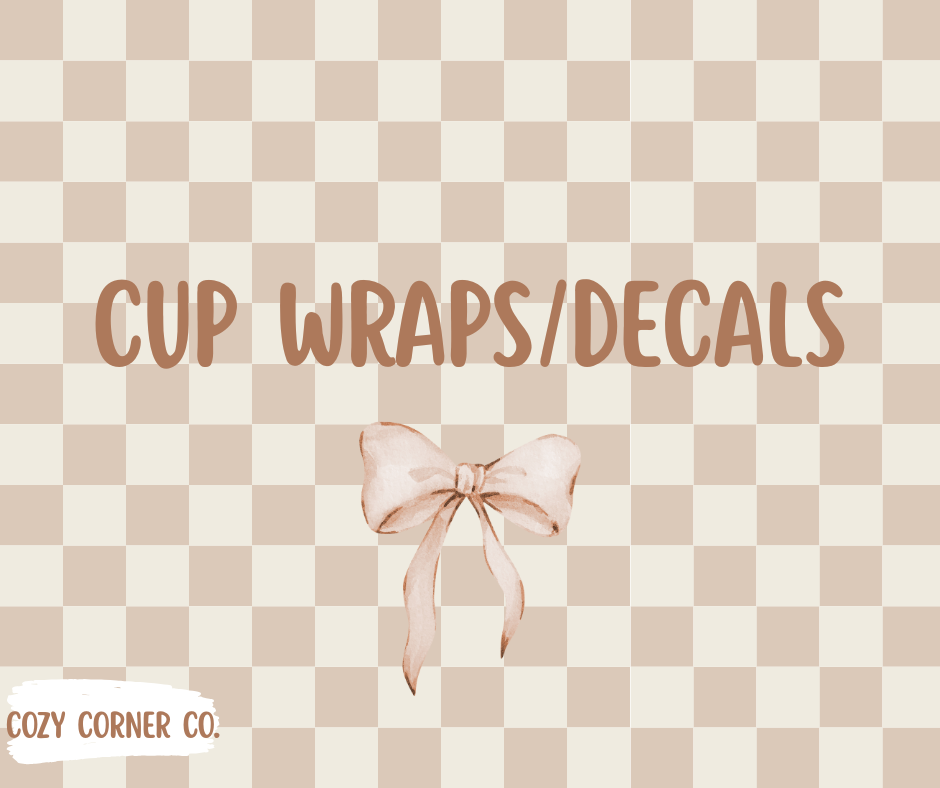 Cup Wraps/Decals