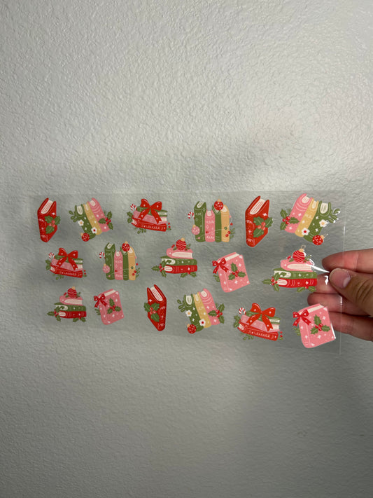 Christmas Books Cup Wrap