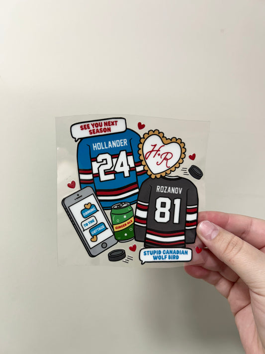 HR Wolf Bird Decal