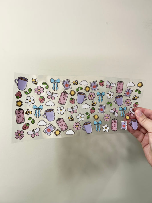 Girly Spring Things Cup Wrap