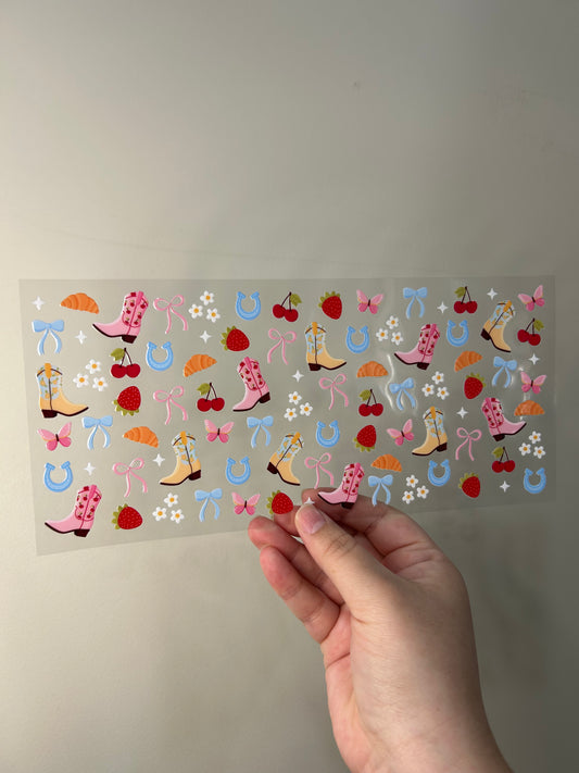 Boots & Bows Cup Wrap