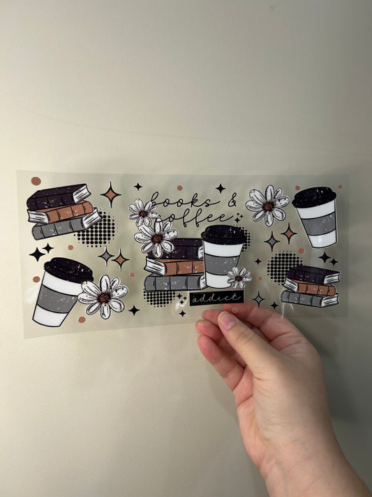 Books & Coffee Addict Wrap