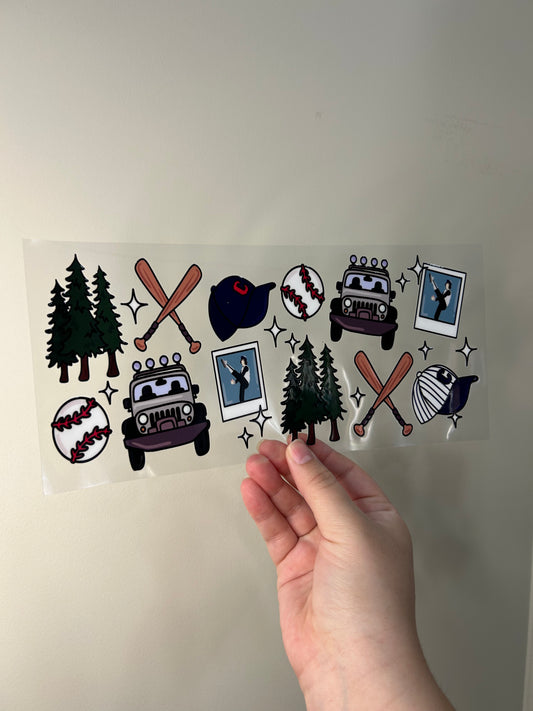 Twilight Baseball Cup Wrap