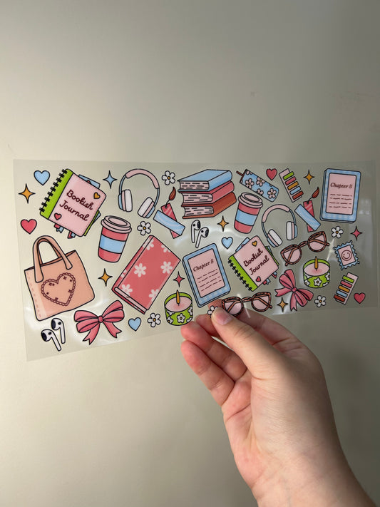 Bookish Icons Cup Wrap