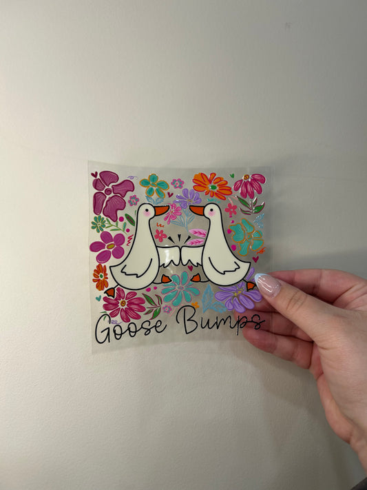 Floral Goose Bumps Decal
