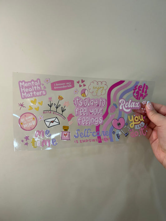 Its Okay to Feel Your Feelings Cup Wrap