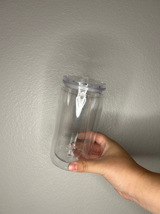 Custom 16 OZ Acrylic Snowglobe Tumblers