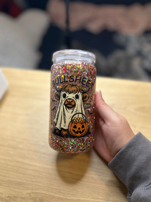 Bullsheet 16 OZ Acrylic Snowglobe Tumbler