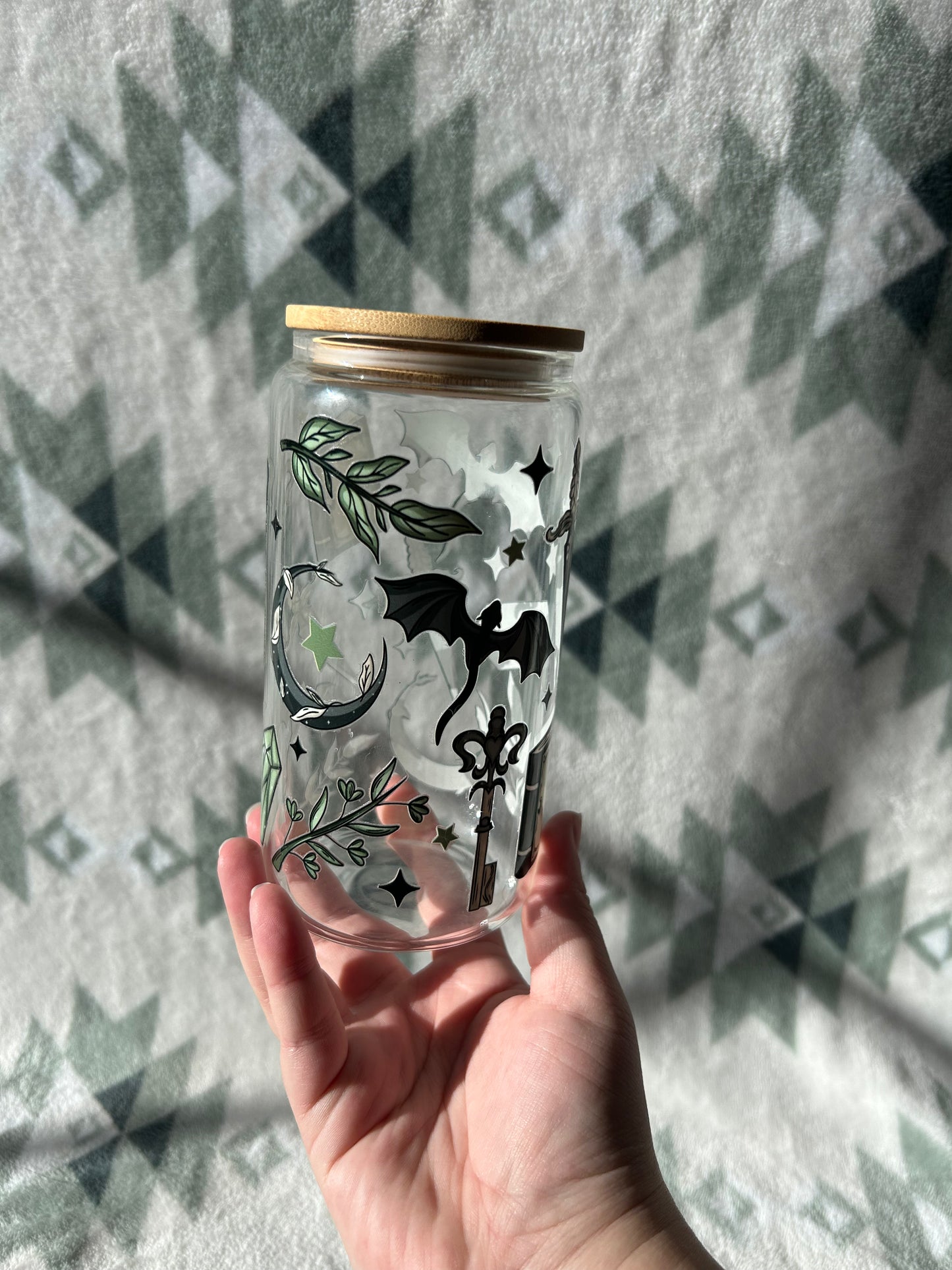Fantasy 16 OZ Glass Tumbler
