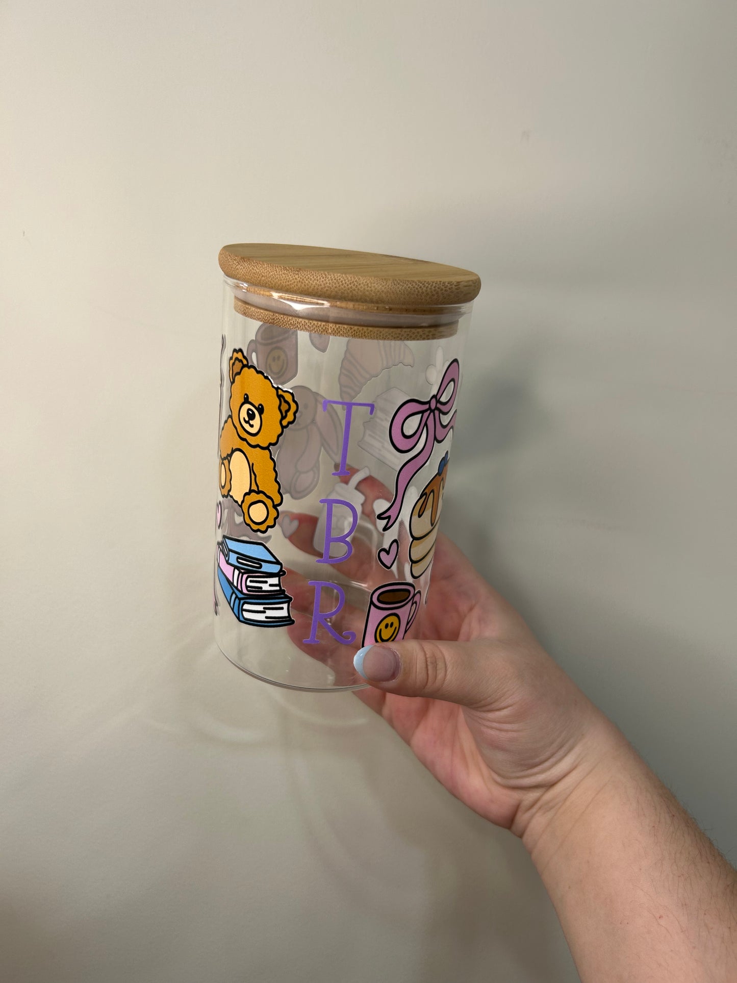 Jellycat & Books Glass TBR Jar