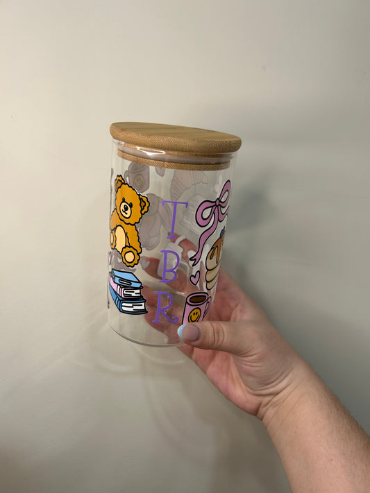 Jellycat & Books Glass TBR Jar