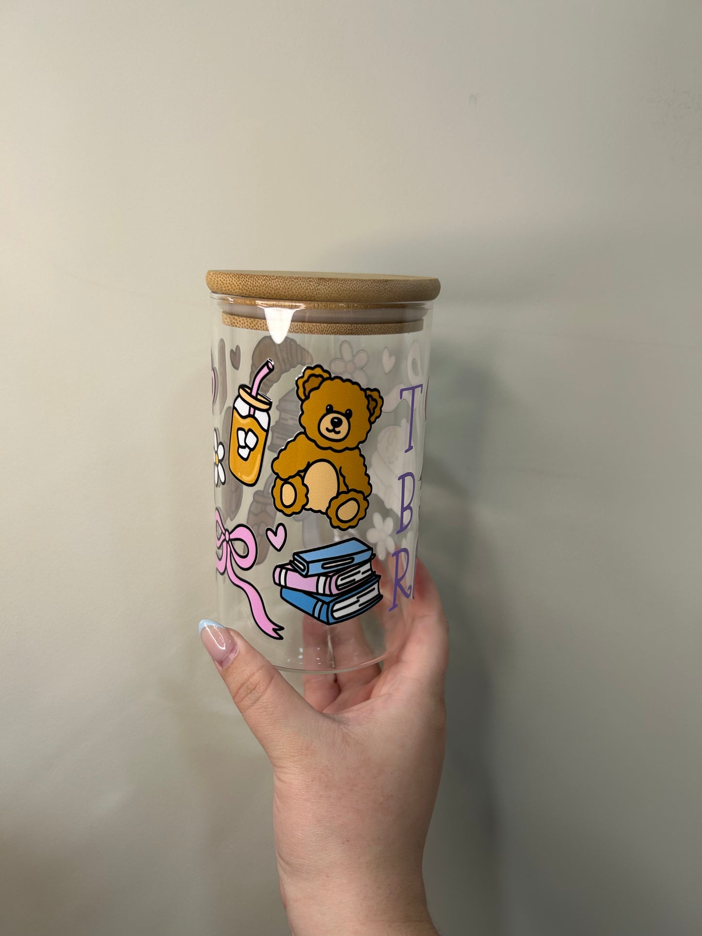 Jellycat & Books Glass TBR Jar