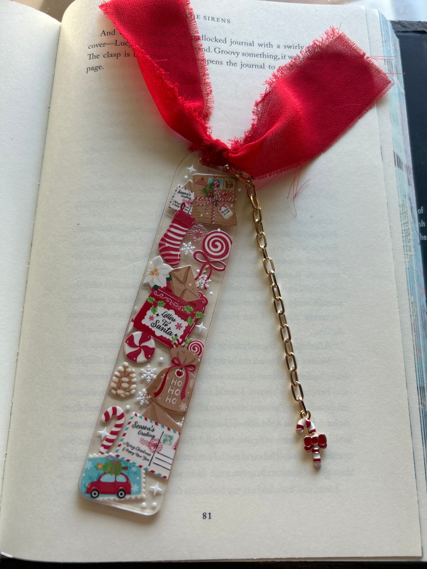 Letters to Santa Bookmark