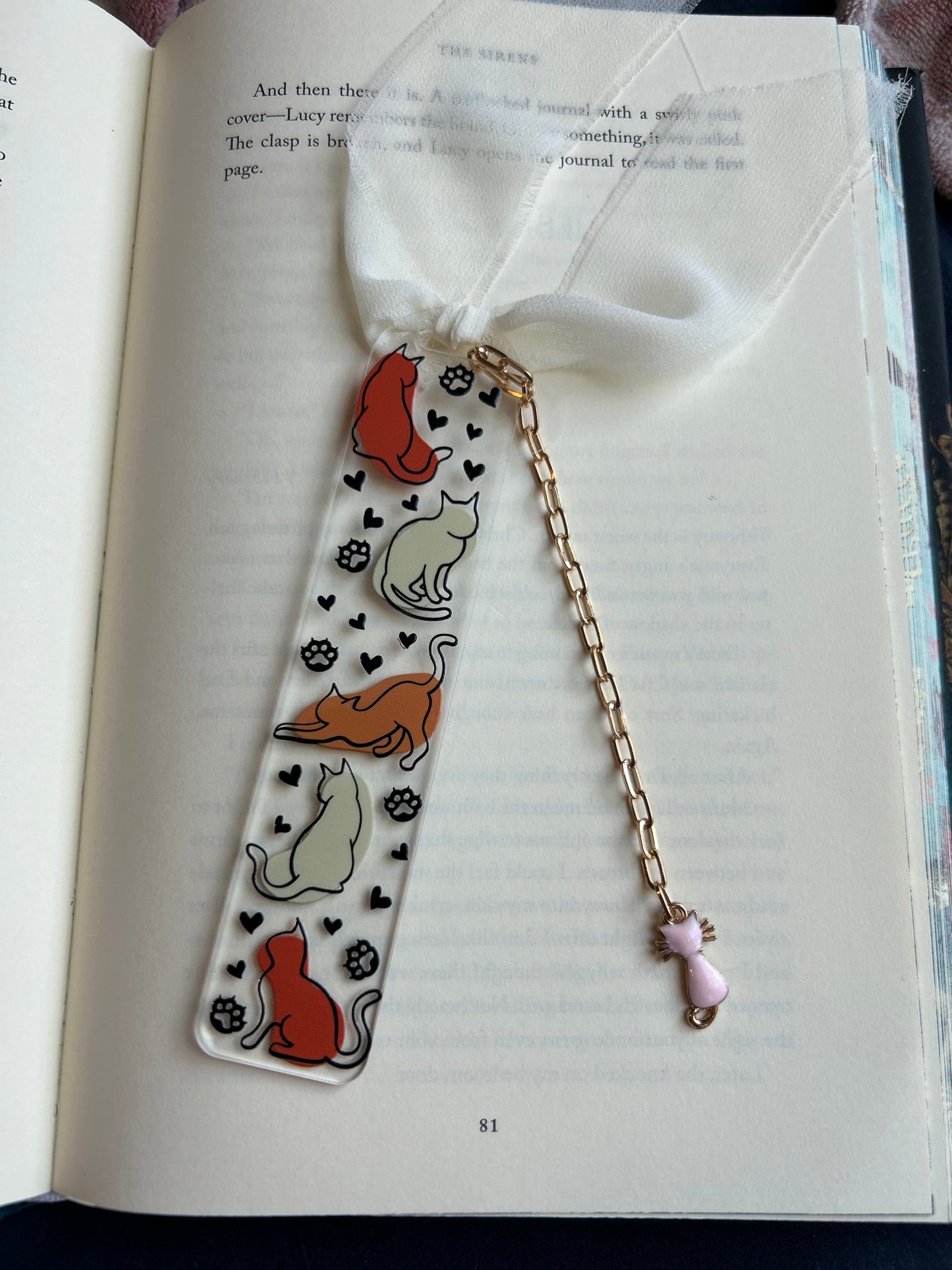 Boho Cats Bookmark