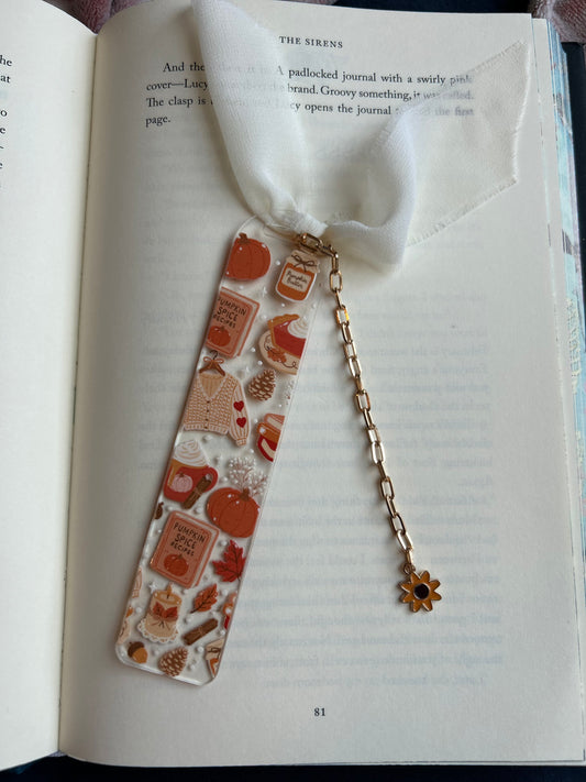 Pumpkin Spice Bookmark