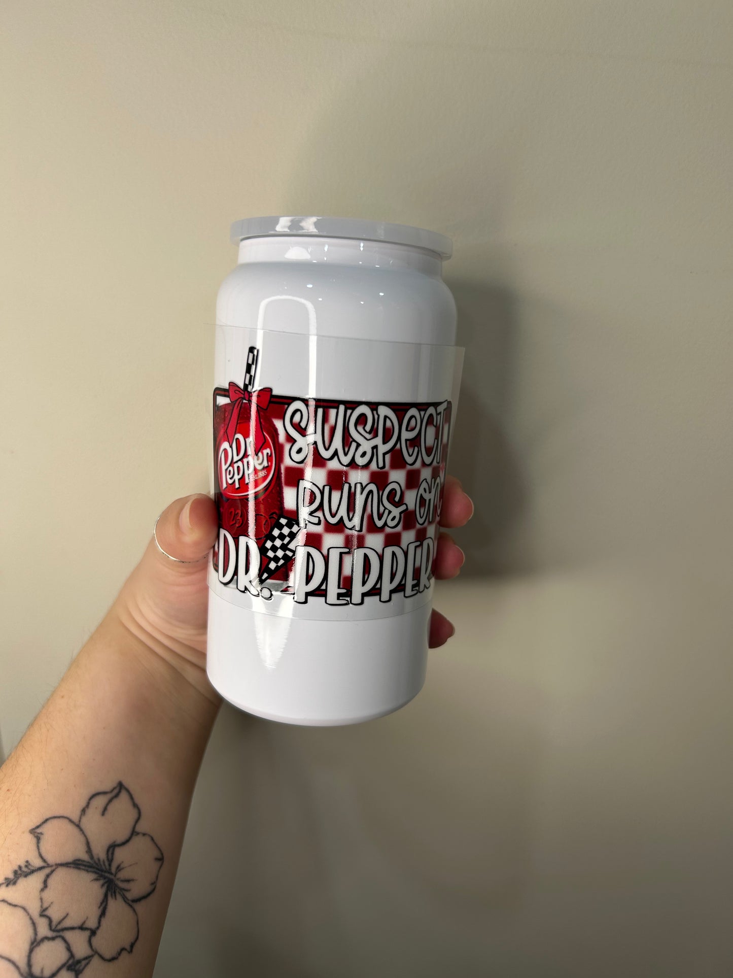 Suspect Runs on Dr.Pepper Decal
