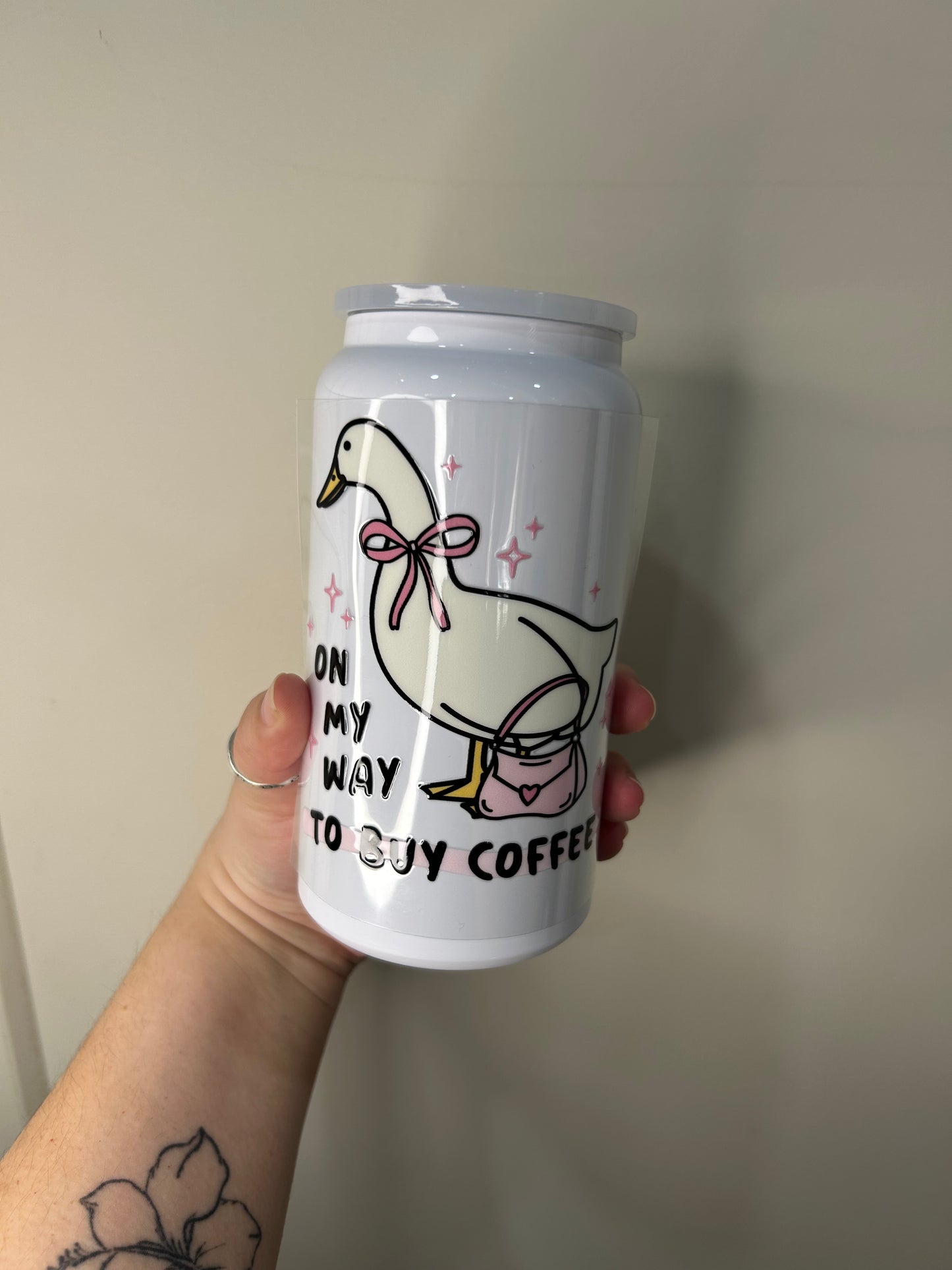 On my way to Buy Coffee Goose Decal