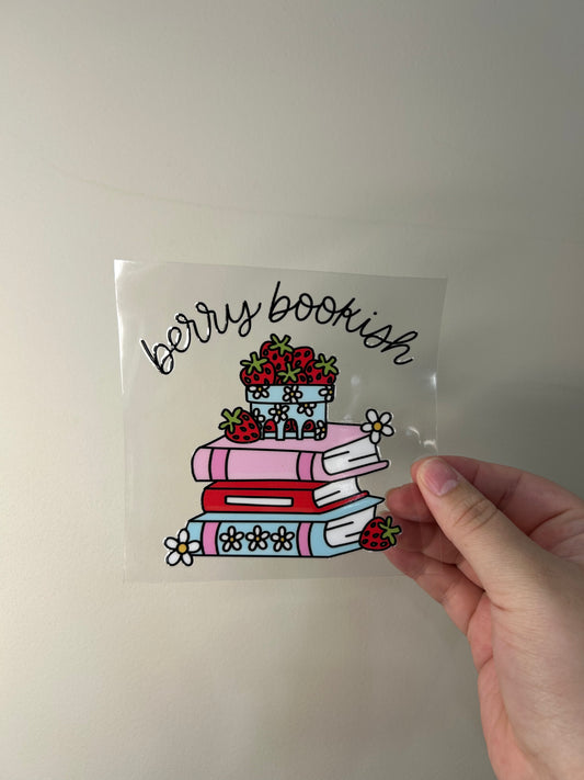 Berry Bookish Decal