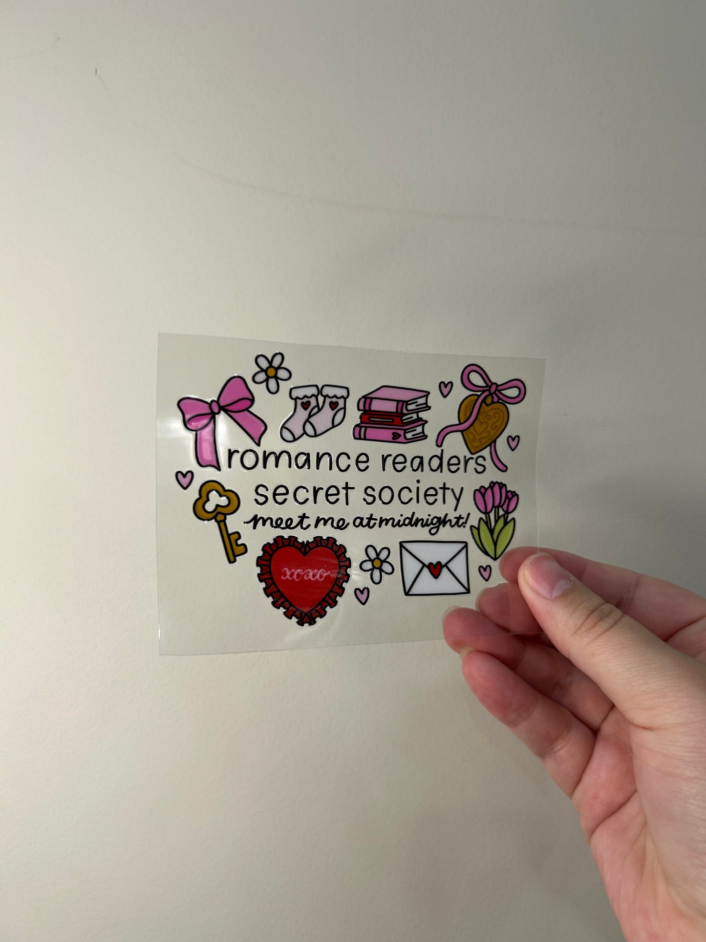 Romance Readers Secret Society Decal