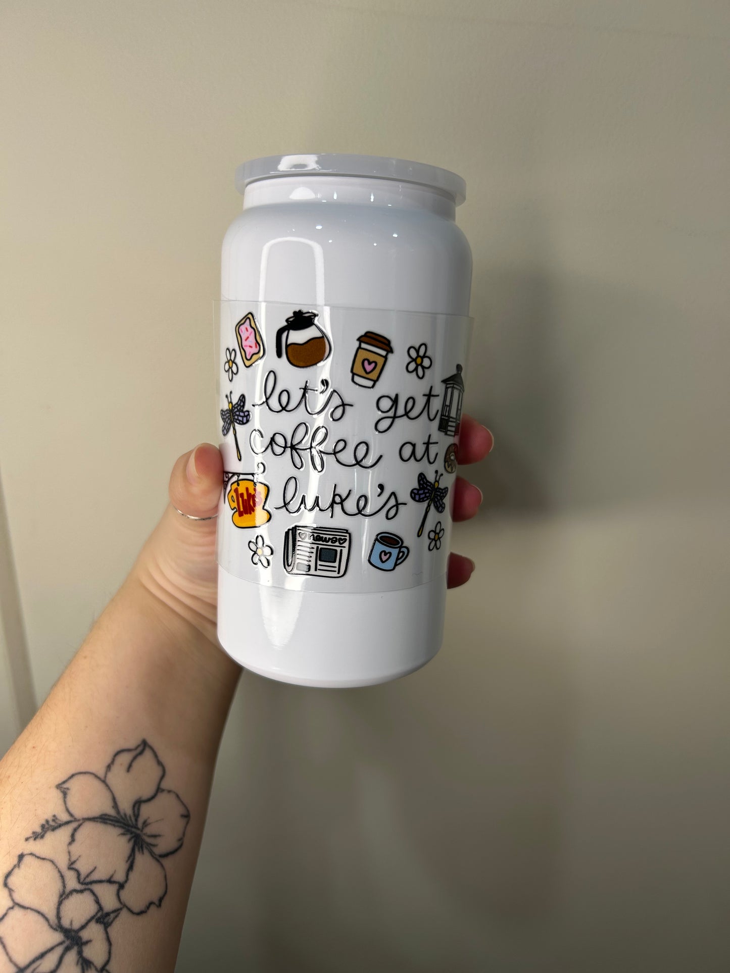 Coffee at Lukes Decal