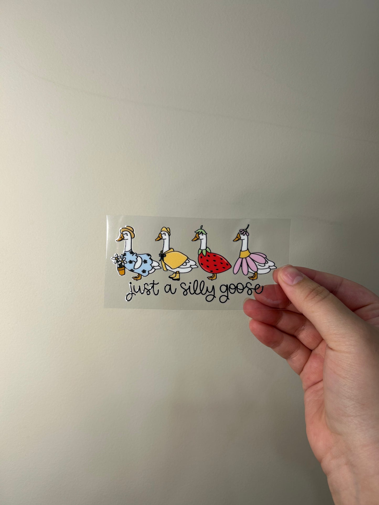 Just a Silly Goose Decal