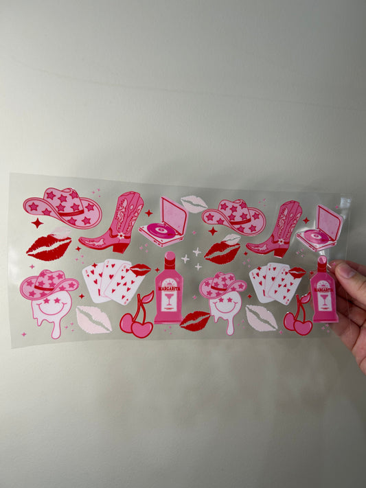 Pink Cowgirl Cup Wrap