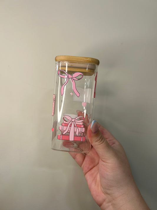 Pink Books Pen/Bookmark Holder