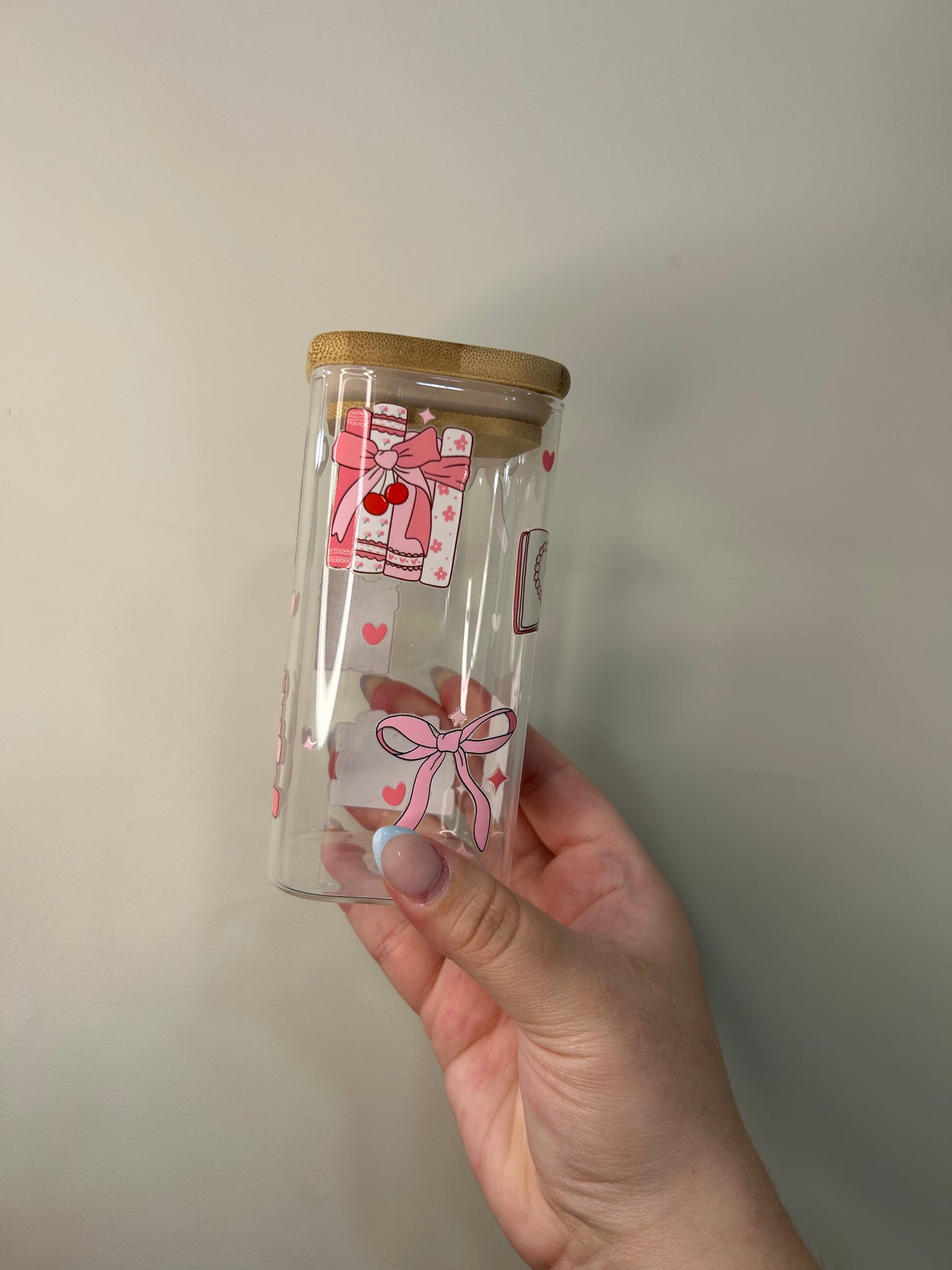 Pink Books Pen/Bookmark Holder