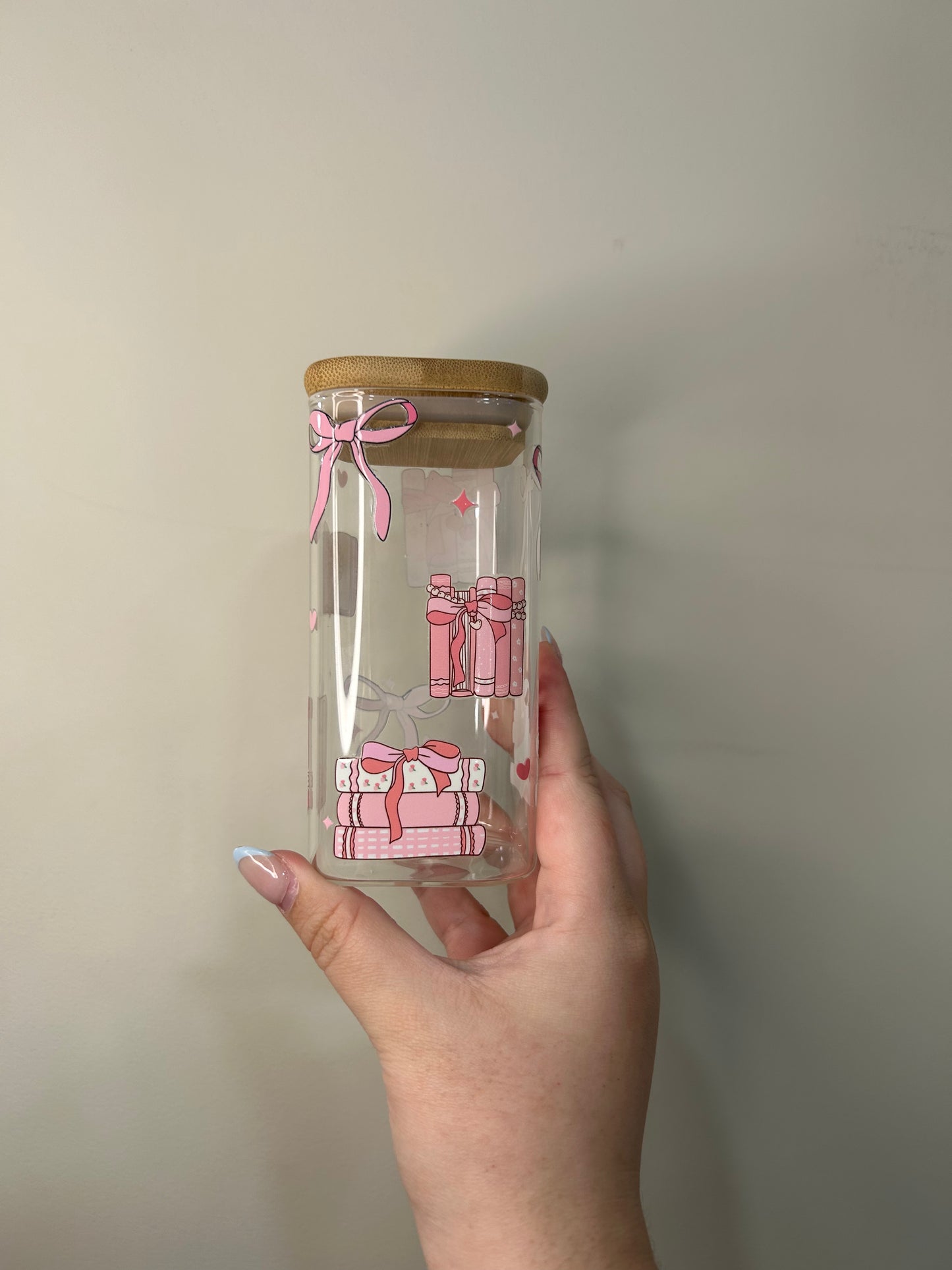 Pink Books Pen/Bookmark Holder