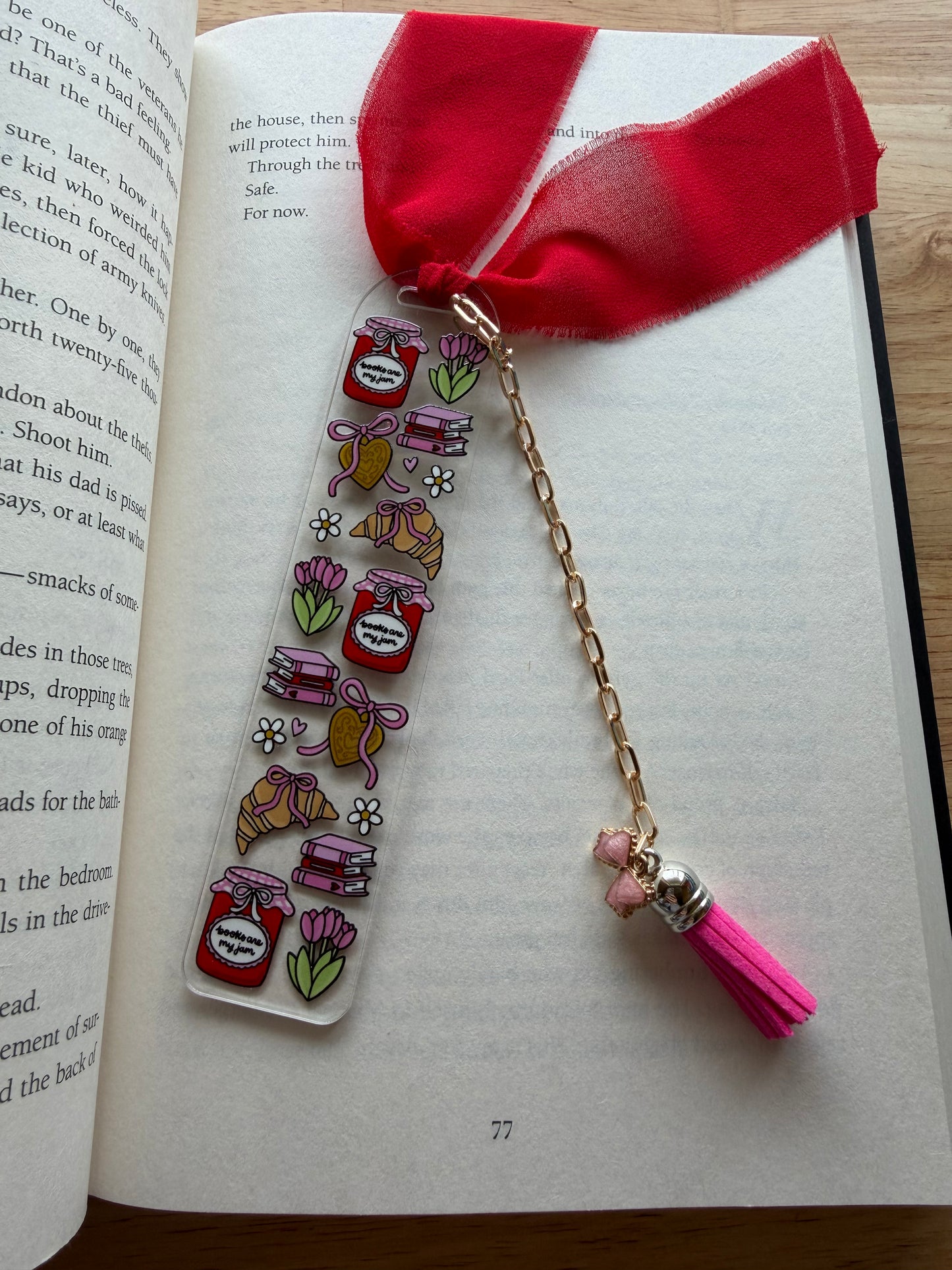 Books are my Jam Bookmark