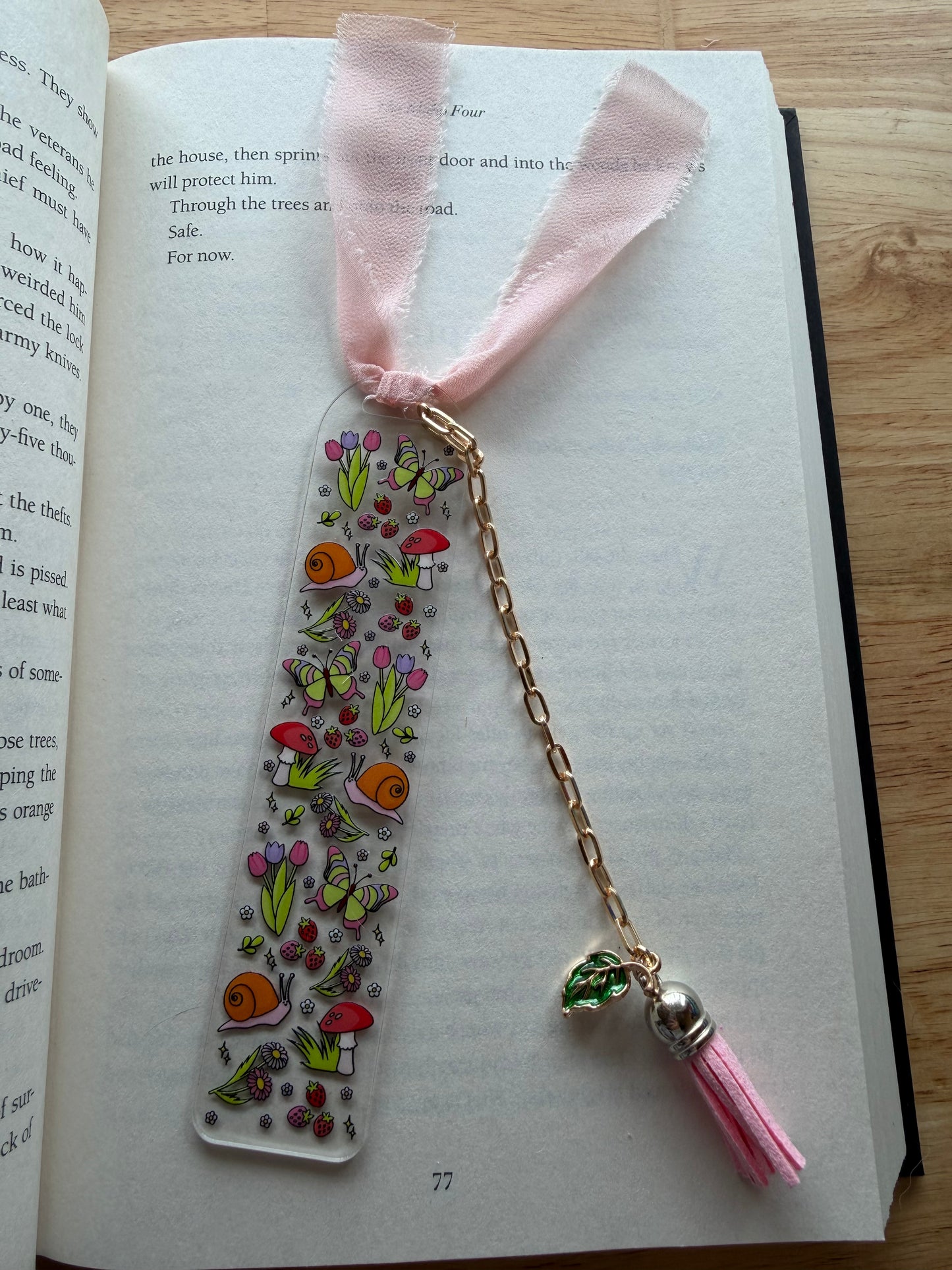 Snails & Butterflies Bookmark