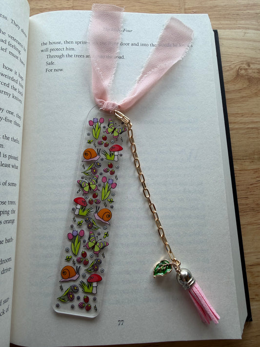 Snails & Butterflies Bookmark