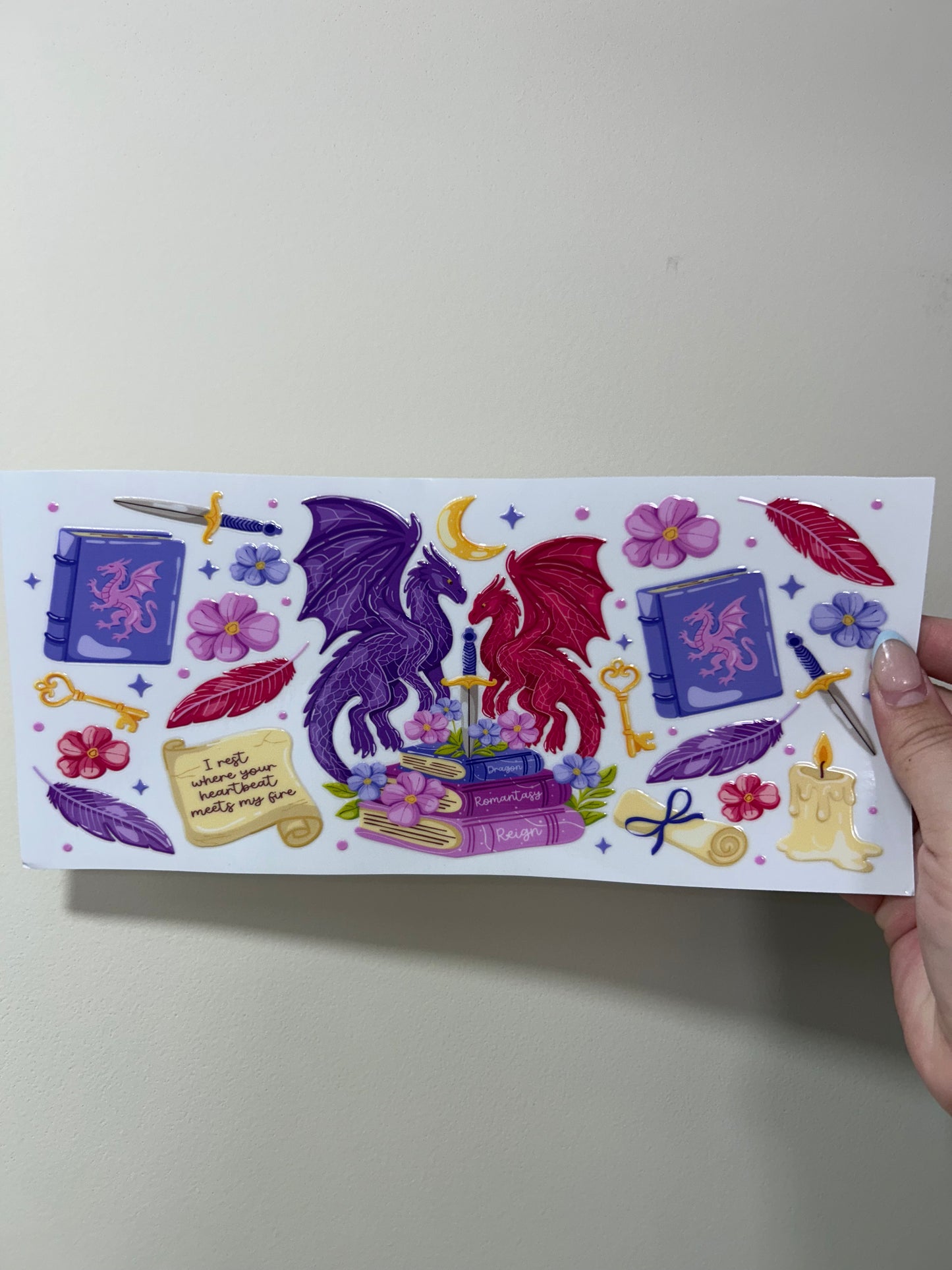 Romantasy Dragons Wrap