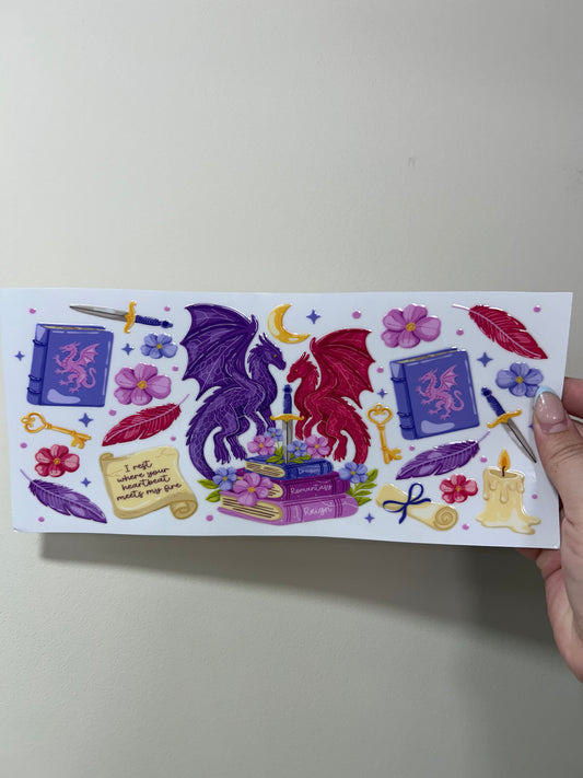 Romantasy Dragons Wrap