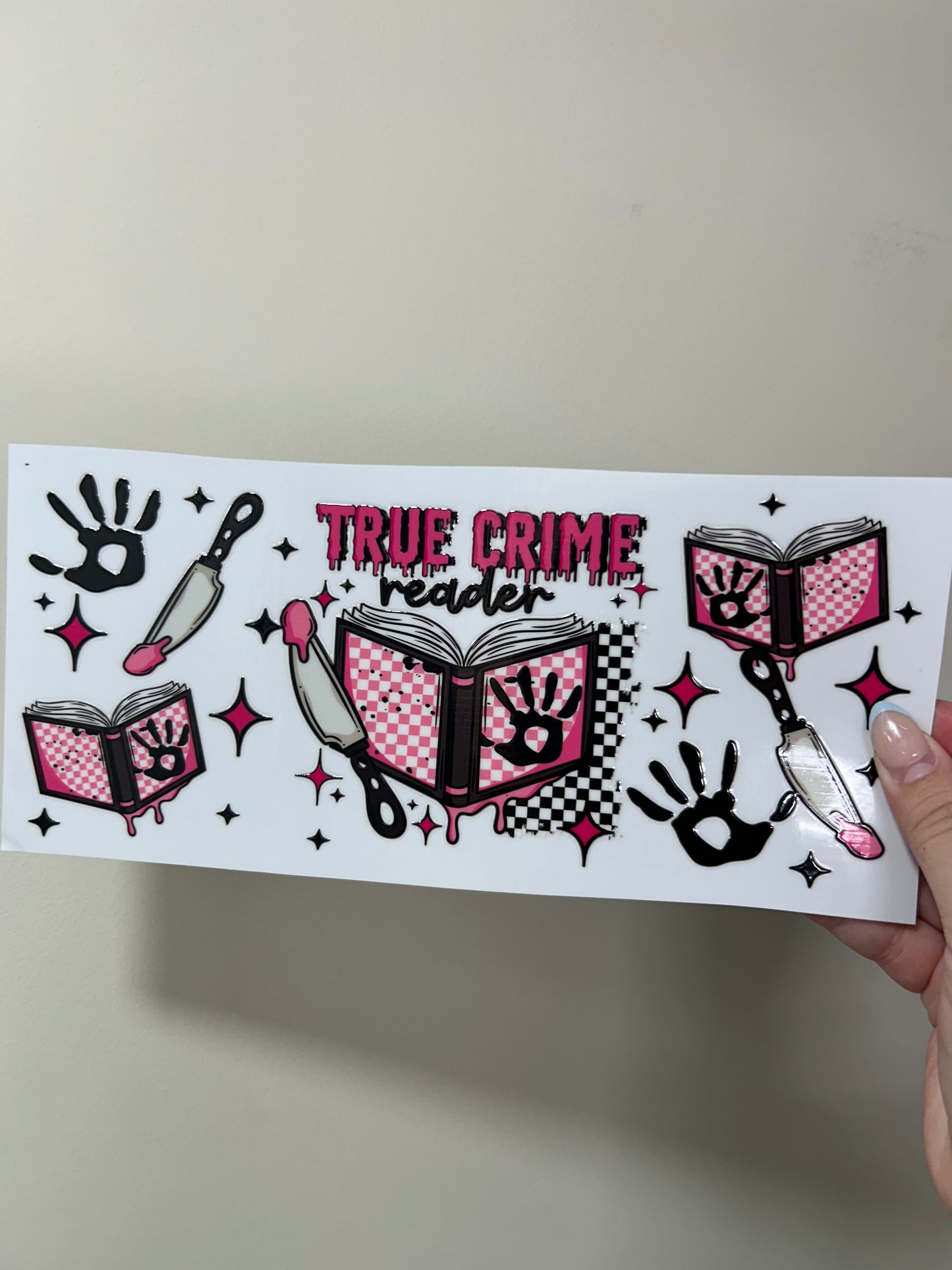 True Crime Reader Cup Wrap