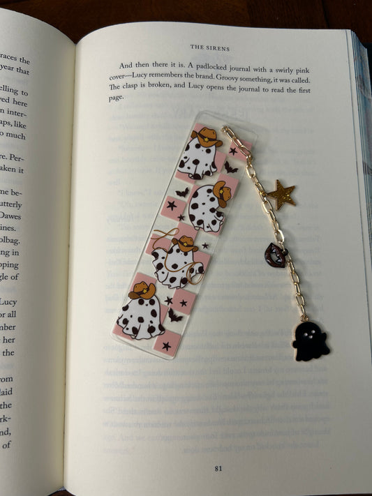 Western Ghosts Acrylic Charm Bookmark